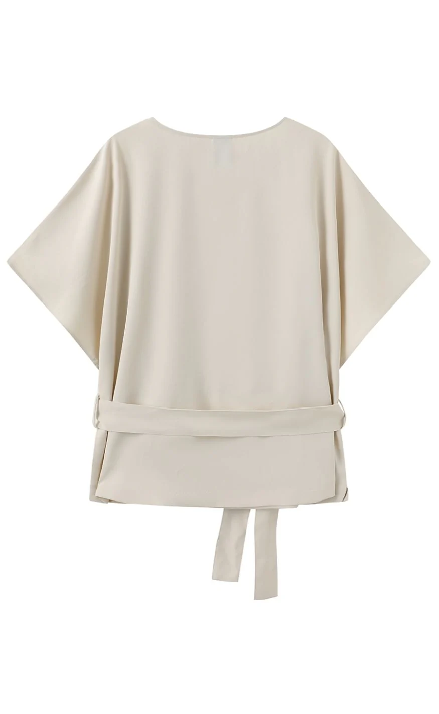 Luxzuz Bluse - Irka - White Sand - Image 2