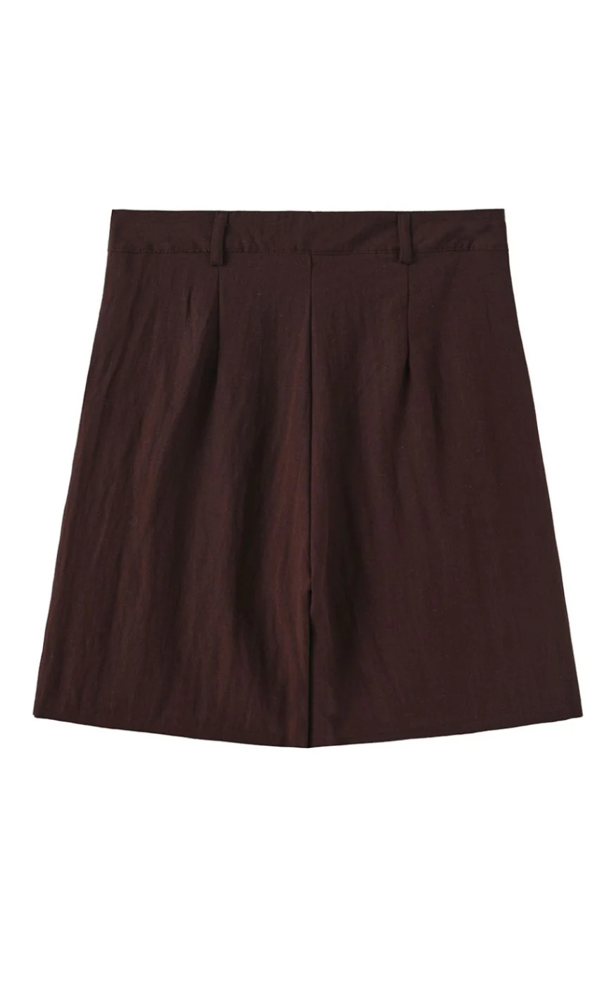 Luxzuz Shorts - Alexandra - Wine - Image 2