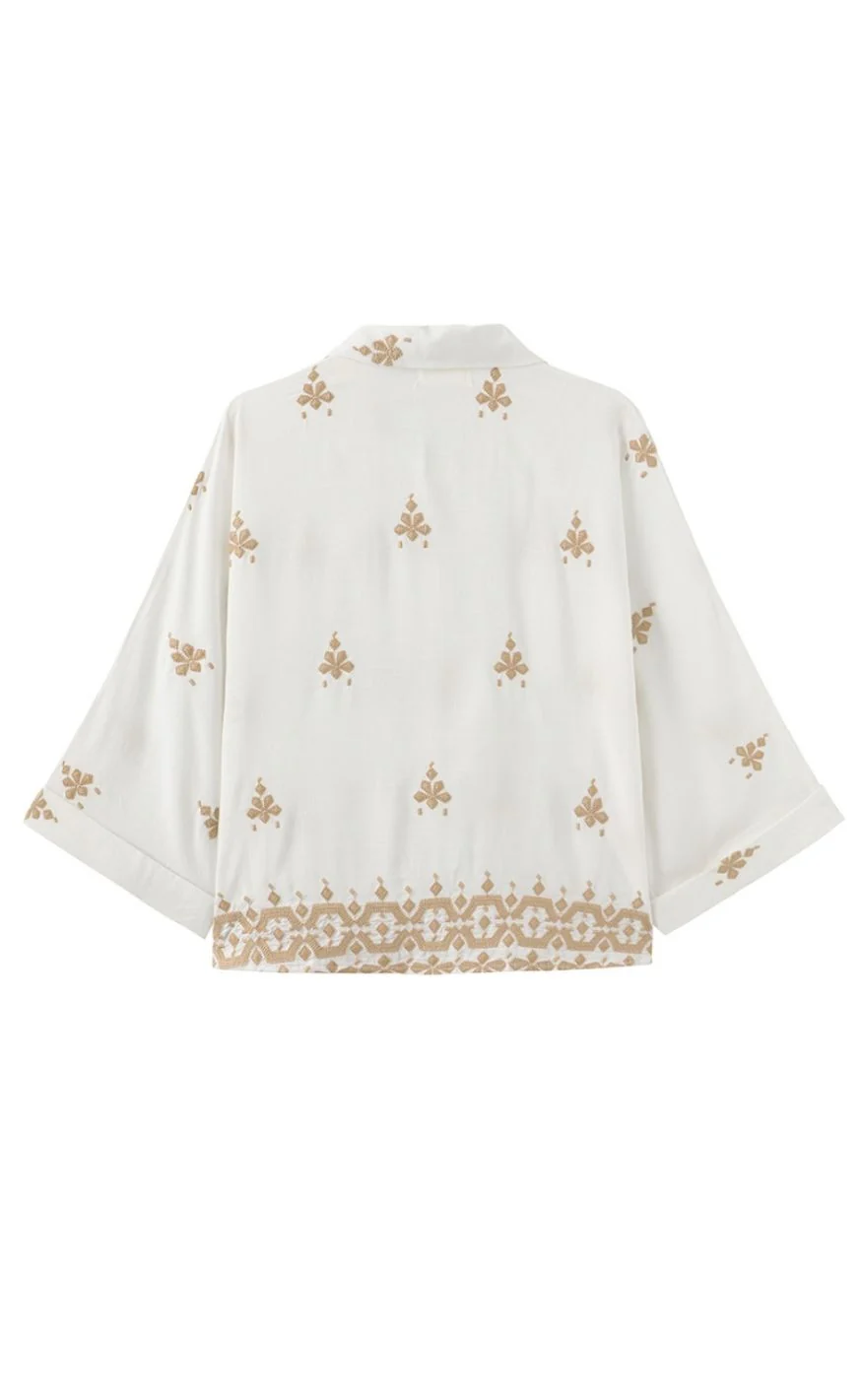 Luxzuz Skjorte - Alexandrina - Cream - Image 2