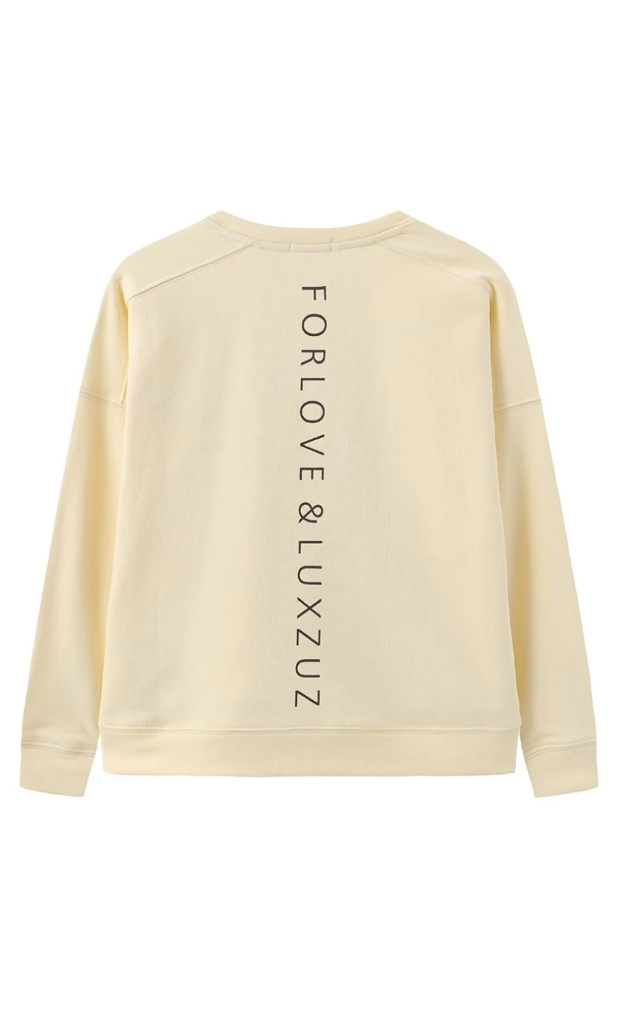 Luxzuz Sweat - Lovelux - Pastel Yellow - Image 2