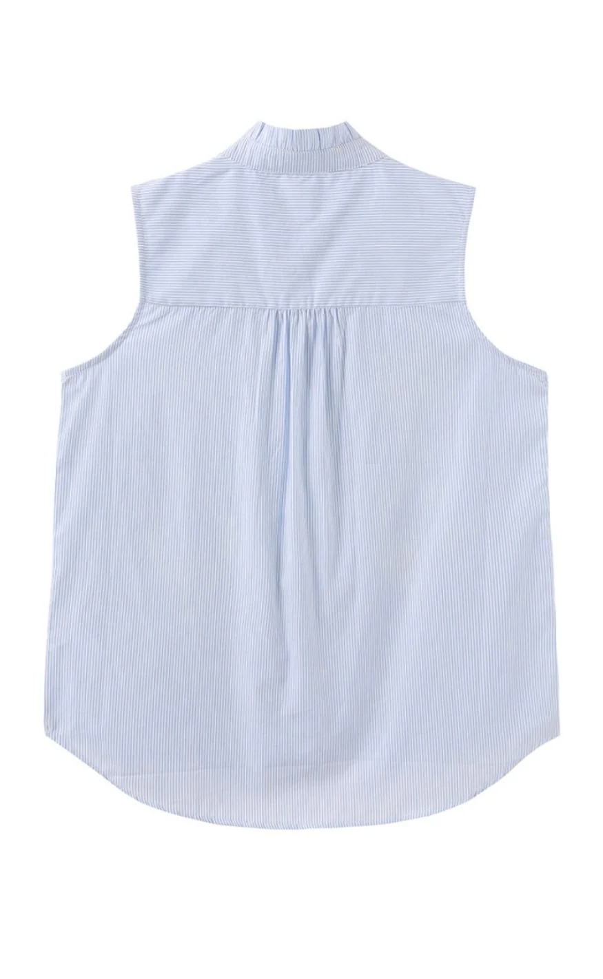 Luxzuz Top - Aleksandrine - Bright Blue - Image 2