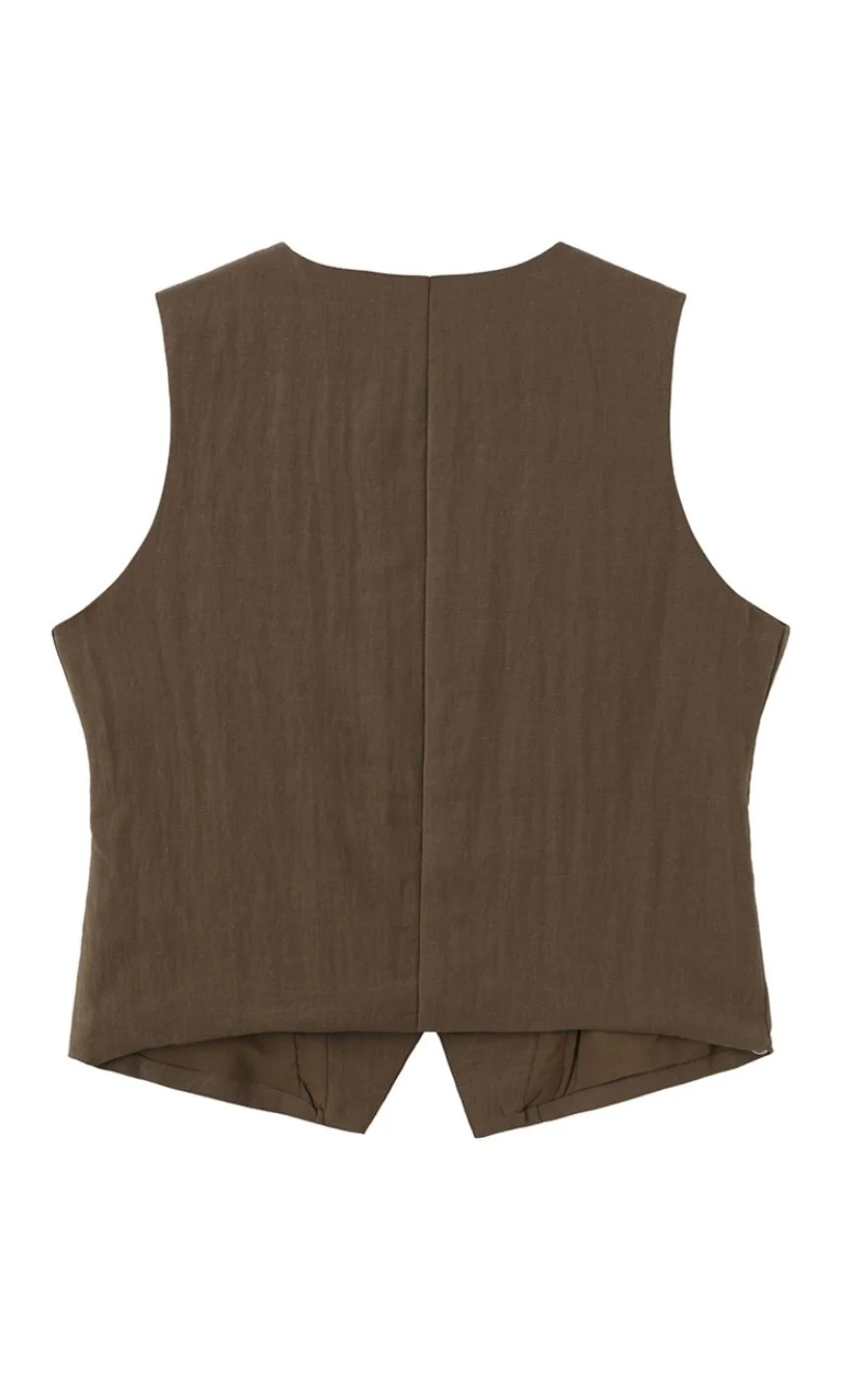 Luxzuz Vest - Alessandra - Army Green - Image 2