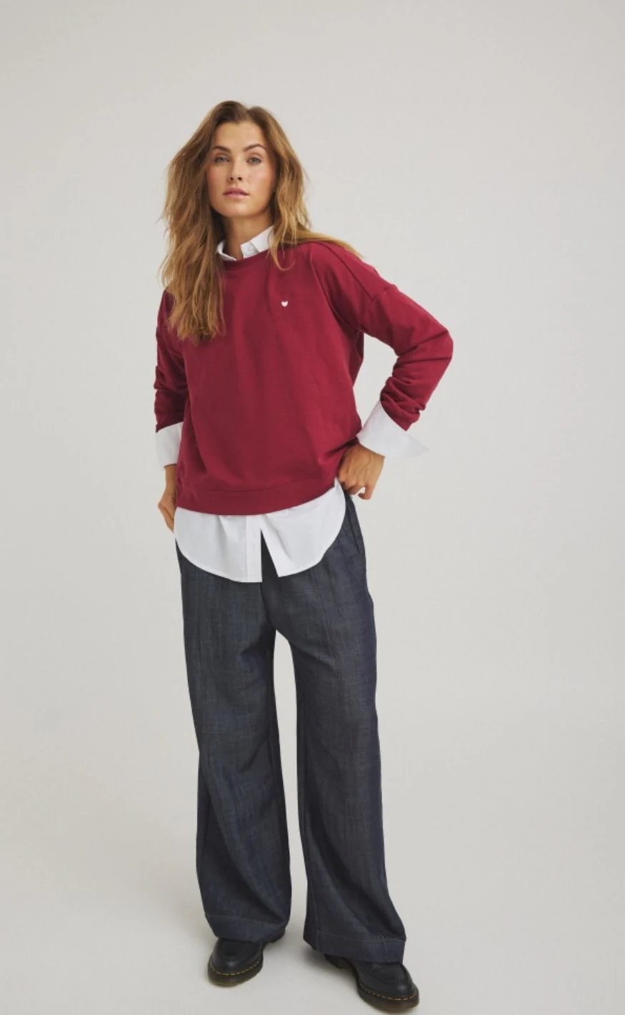 Luxzuz Sweat - Jeanie - Oxblood Cordovan - Image 2