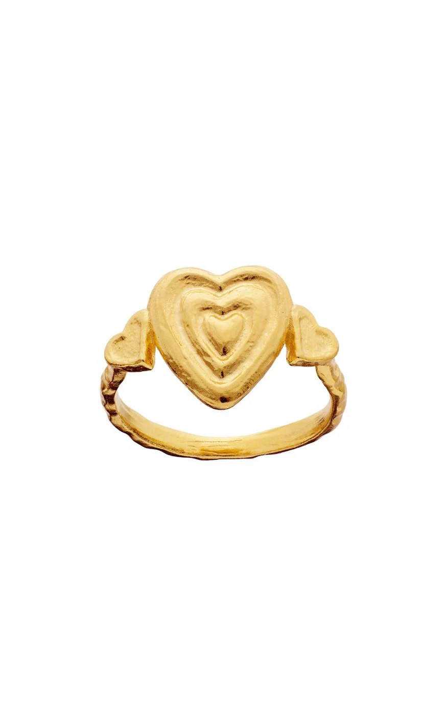 Maanesten Ring - Mabel - Gold Colour - Image 2