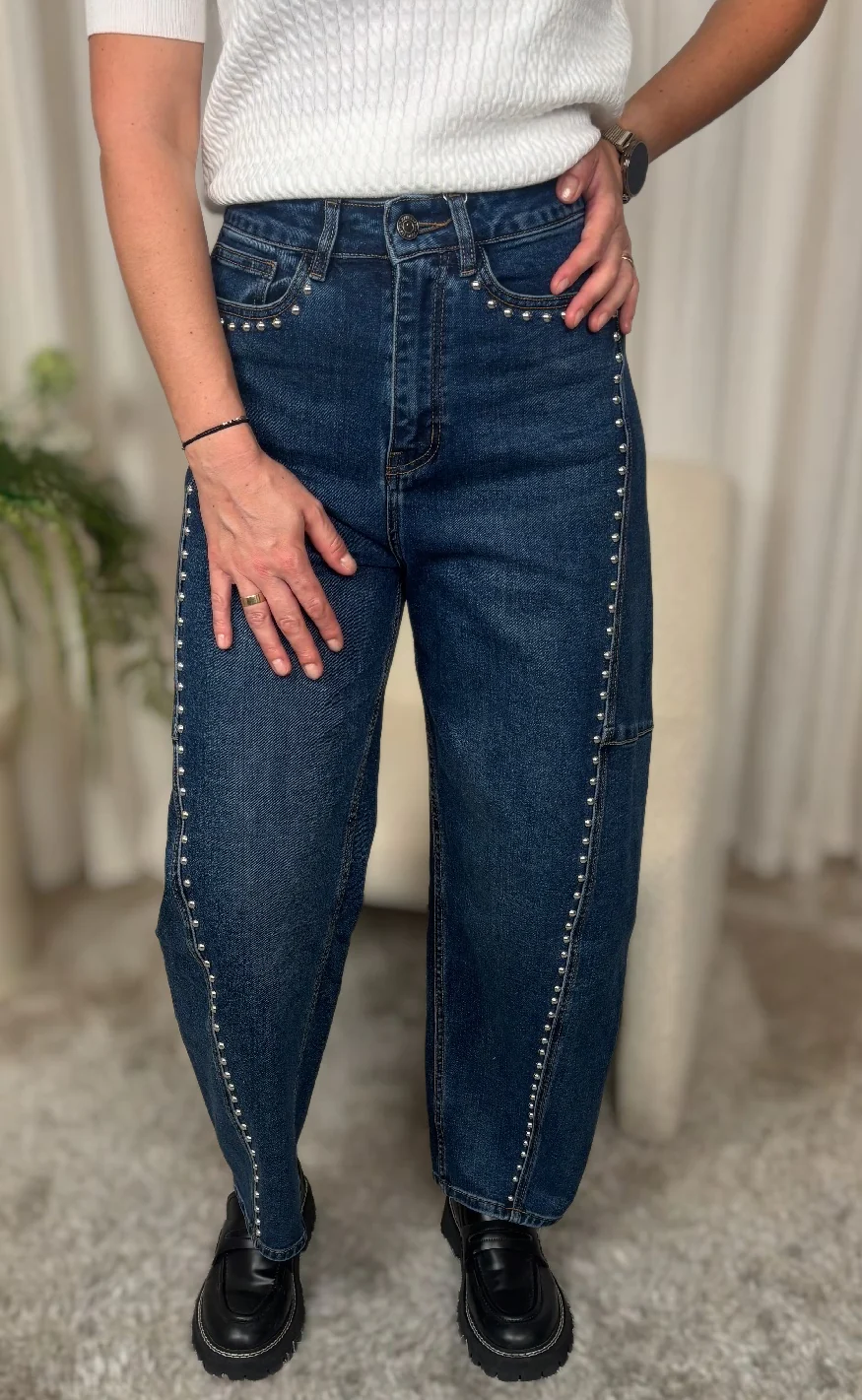 Marta Du Chateau Bukser - Ingeborg - Denim - Image 4
