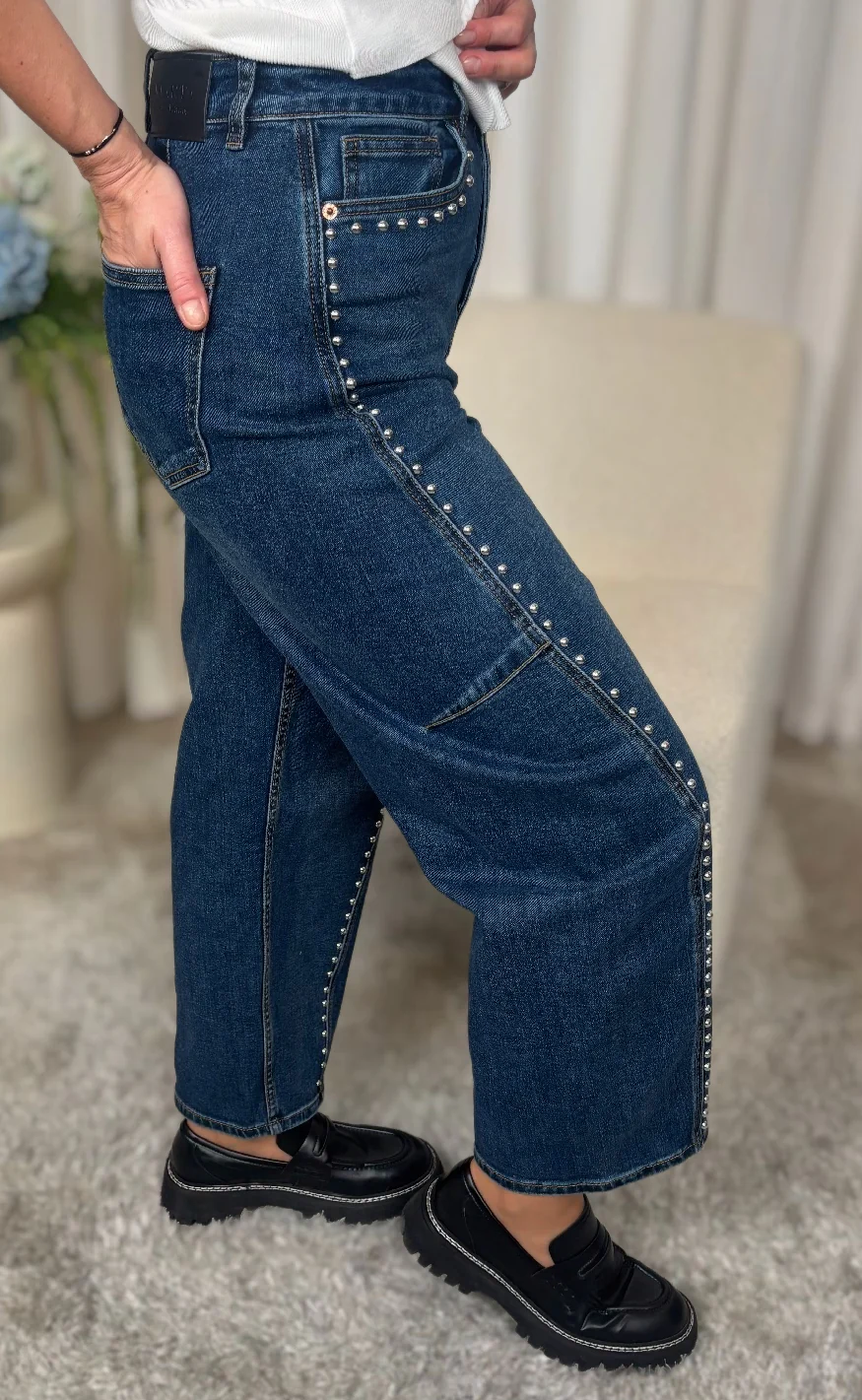 Marta Du Chateau Bukser - Ingeborg - Denim - Image 6