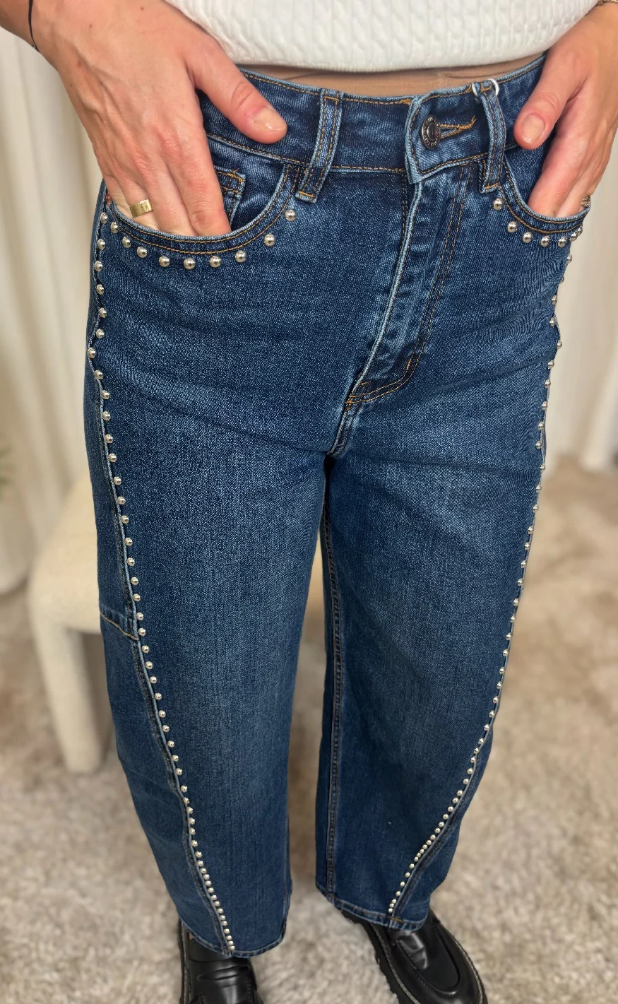Marta Du Chateau Bukser - Ingeborg - Denim - Image 7