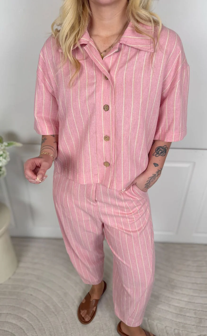 Marta Du Chateau Jakke - Abella - Pink - Image 3