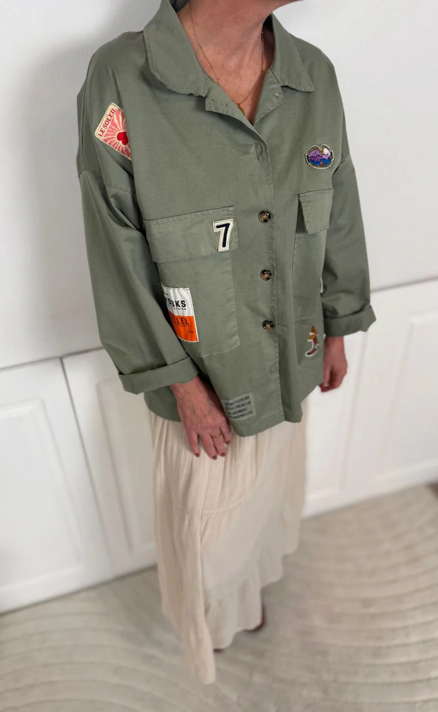 Marta Du Chateau Jakke - Astoria - Military1011 - Image 2