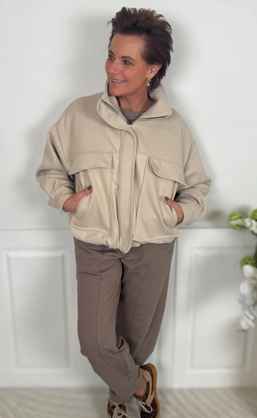 Marta Du Chateau Jakke - Lumi - Beige - Image 4