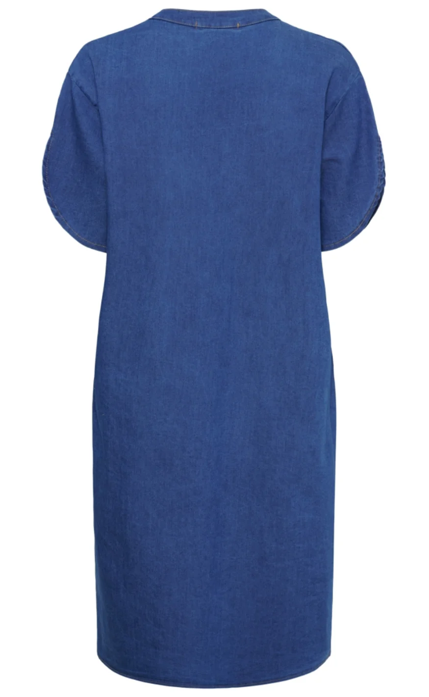 Marta Du Chateau Kjole - Sofina - Medium Blue - Image 2