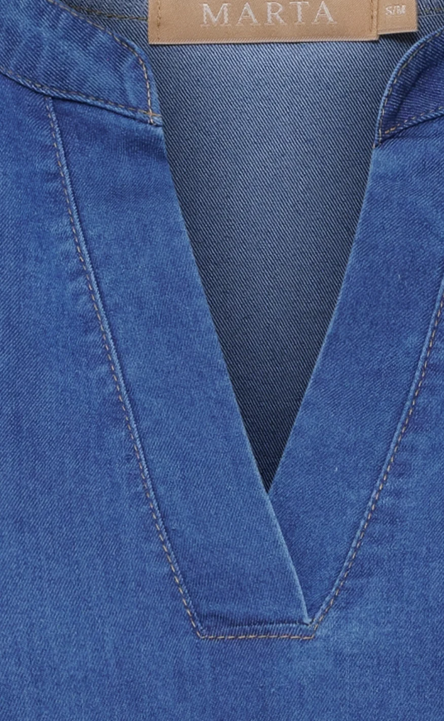 Marta Du Chateau Kjole - Sofina - Medium Blue - Image 3