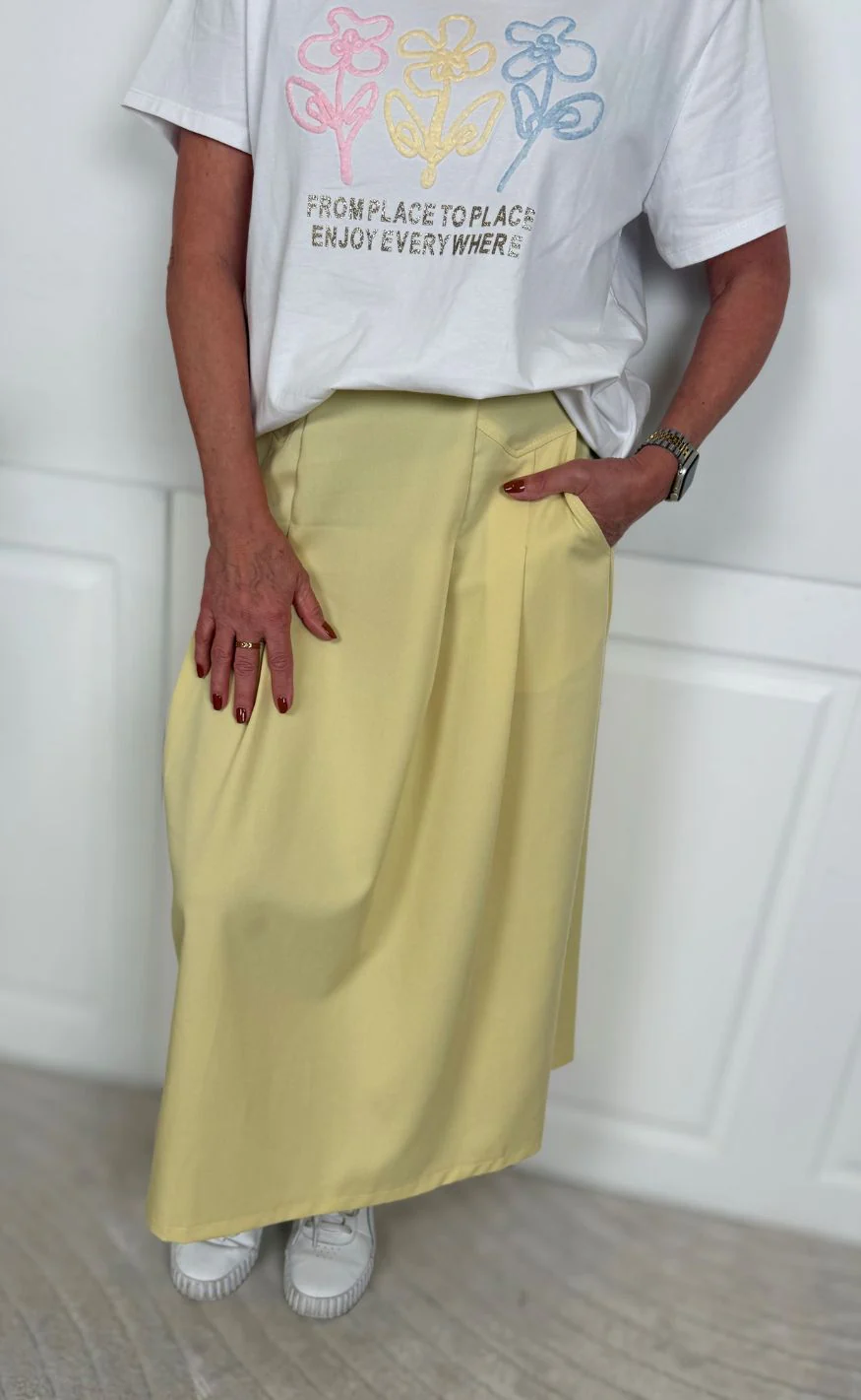 Marta Du Chateau Nederdel - Davina - Yellow - Image 3
