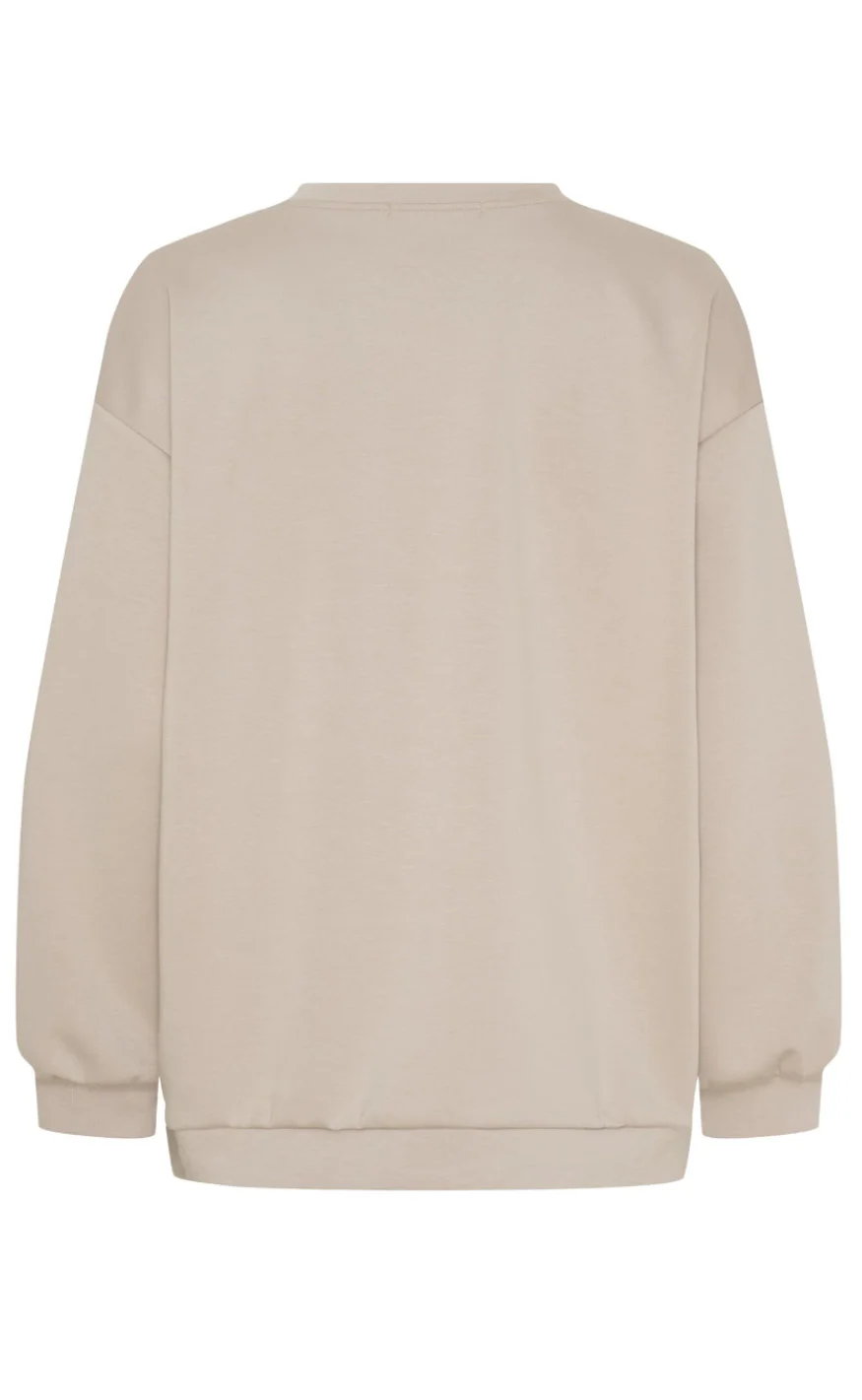 Marta Du Chateau Sweatshirt - Hibiscus - Beige - Image 3