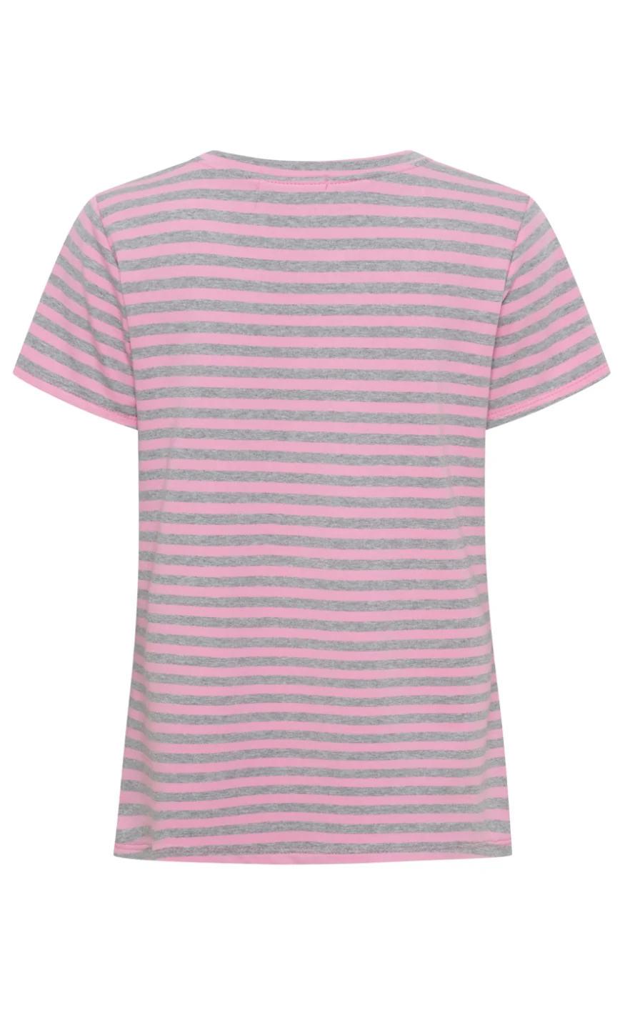 Marta Du Chateau T-shirt - Hertha - Pink/Grey - Image 2