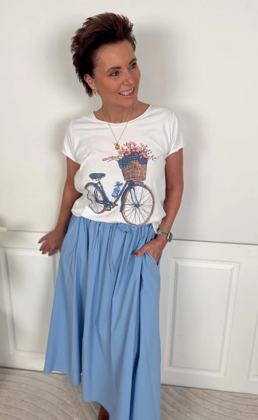 Marta Du Chateau T-shirt - Marie - Jeans - Image 2