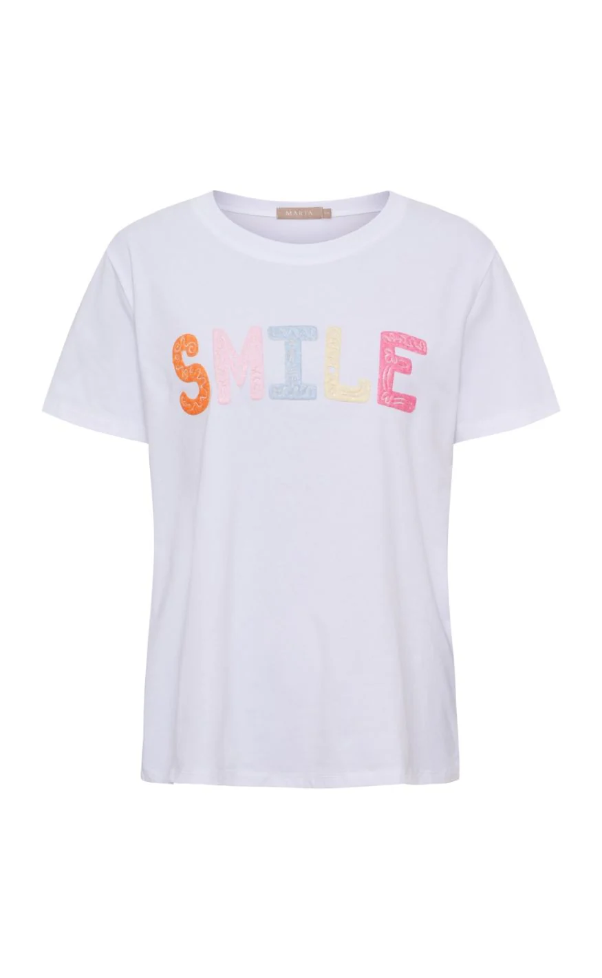 Marta Du Chateau T-shirt - Vespera - White - Image 2