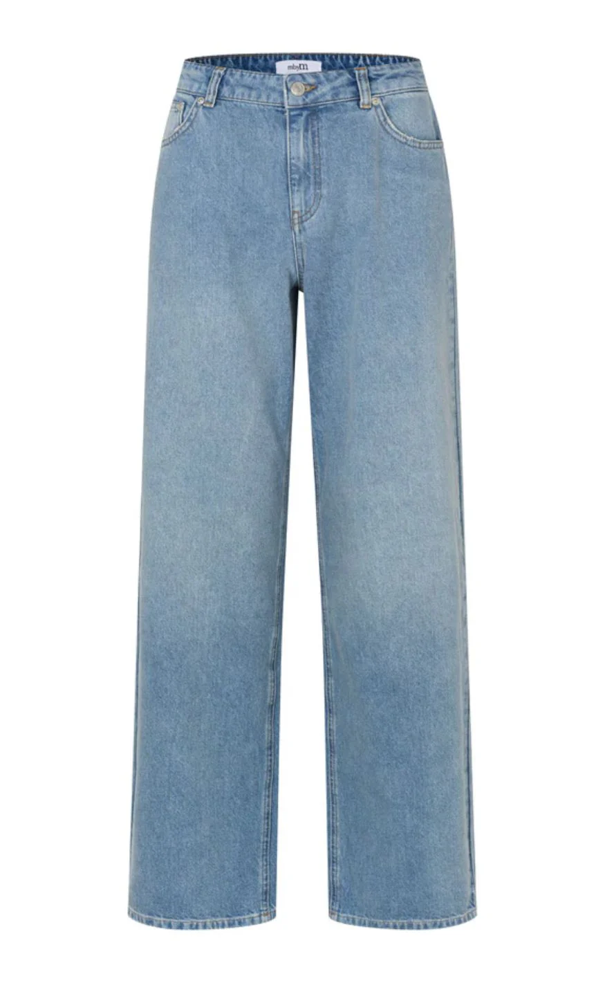 MbyM Bukser - Cadian-M - Light Blue Brushing - Image 2