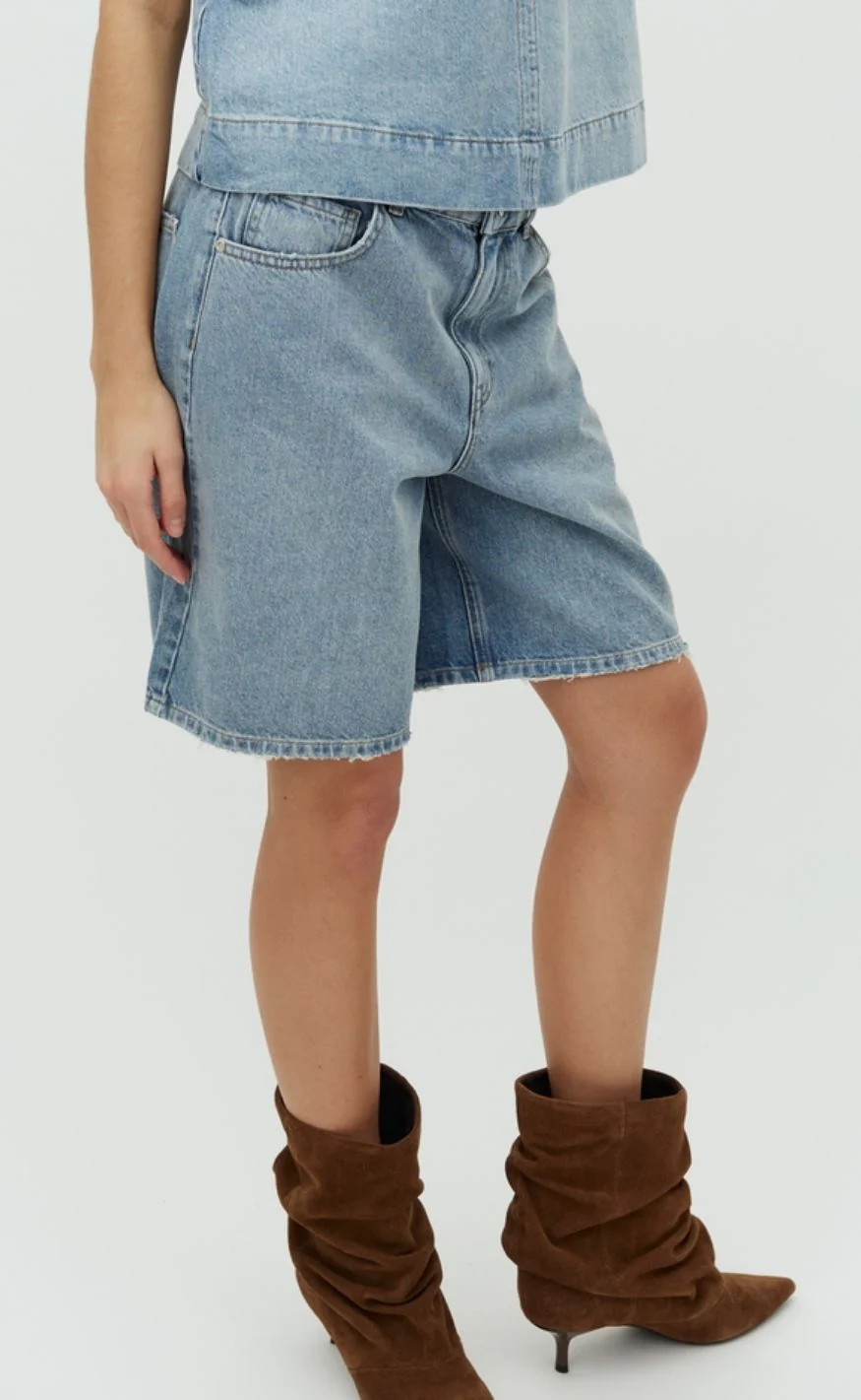 MbyM Shorts - Talina-M - Light Blue Brushing - Image 5
