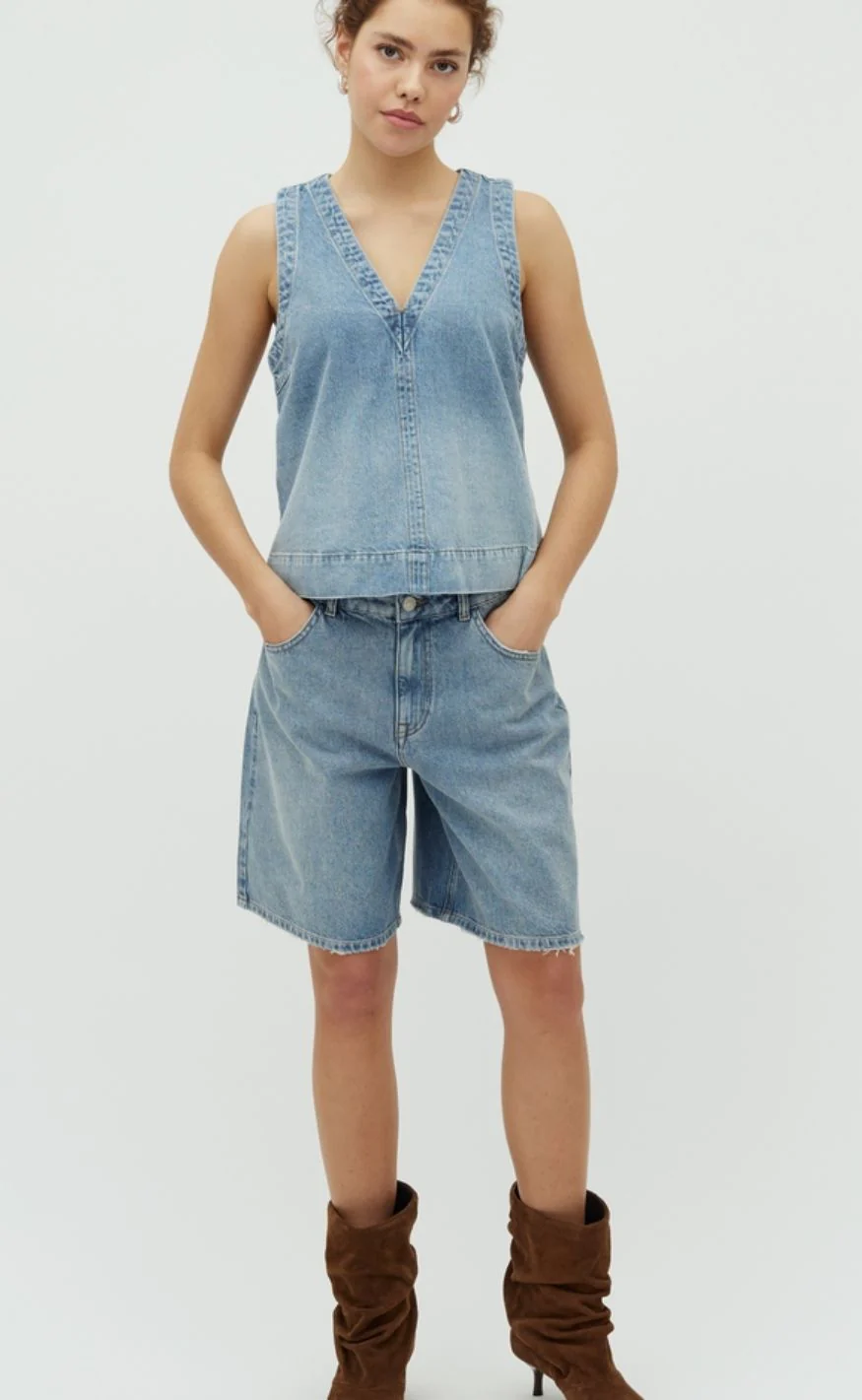 MbyM Shorts - Talina-M - Light Blue Brushing - Image 6