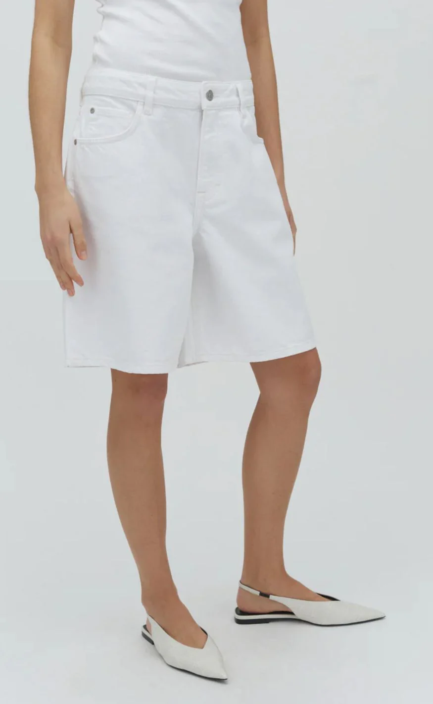 MbyM Shorts - Talina-M - White - Image 2