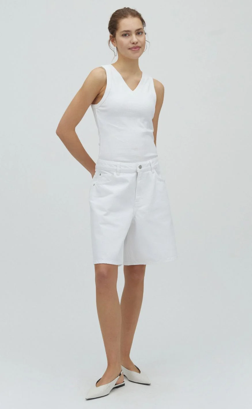 MbyM Shorts - Talina-M - White - Image 3