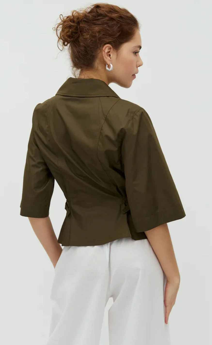 MbyM Skjorte - Anoul-M - Dark Olive - Image 5