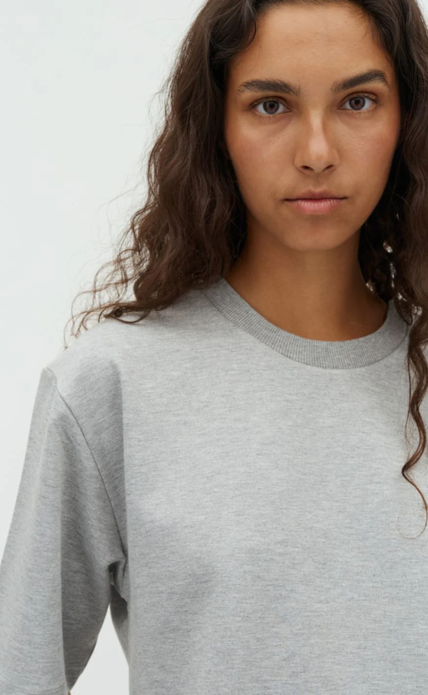 MbyM T-shirt - Emrys-M - Light Grey melange - Image 3
