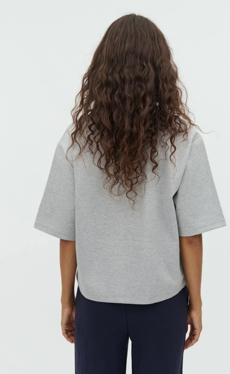 MbyM T-shirt - Emrys-M - Light Grey melange - Image 4