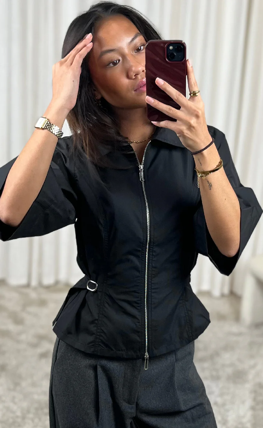 MbyM Top - Anoul-M - Black - Image 8
