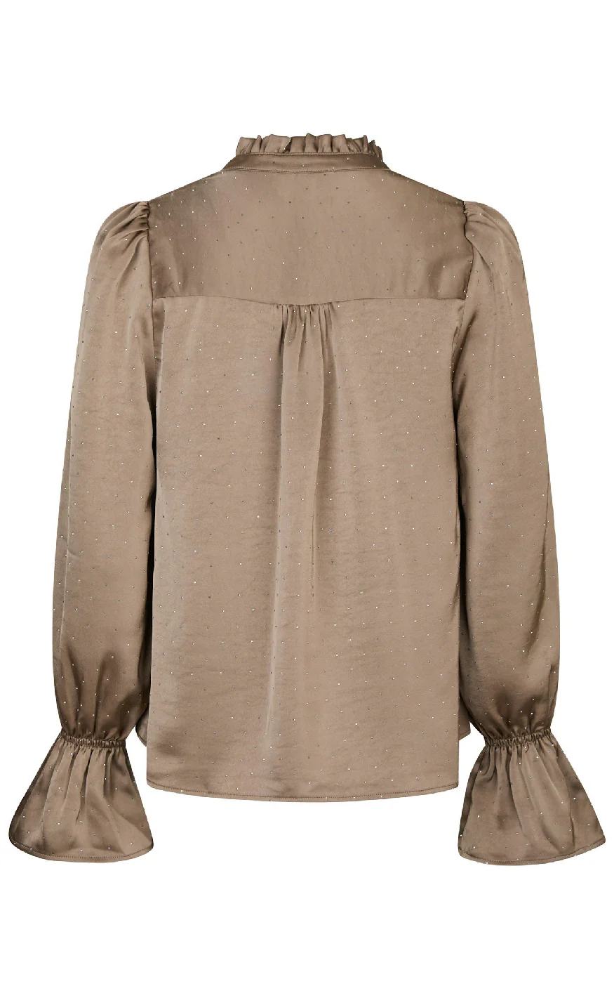 Neo Noir Bluse - Amara - Dark Taupe - Image 4