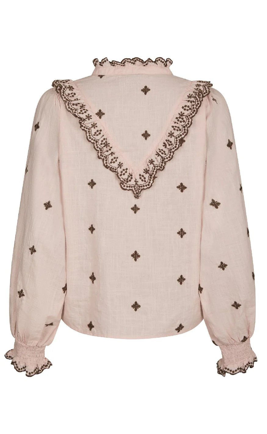 Neo Noir Bluse - Degas - Dusty Rose / Brown - Image 3