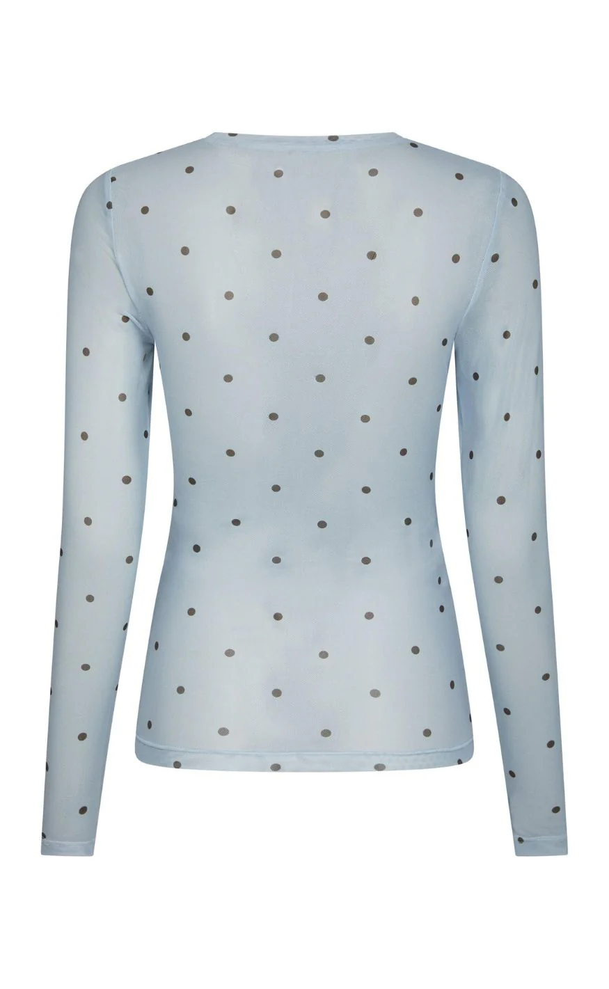 Neo Noir Bluse - Ella Space Dot - Light Blue - Image 3