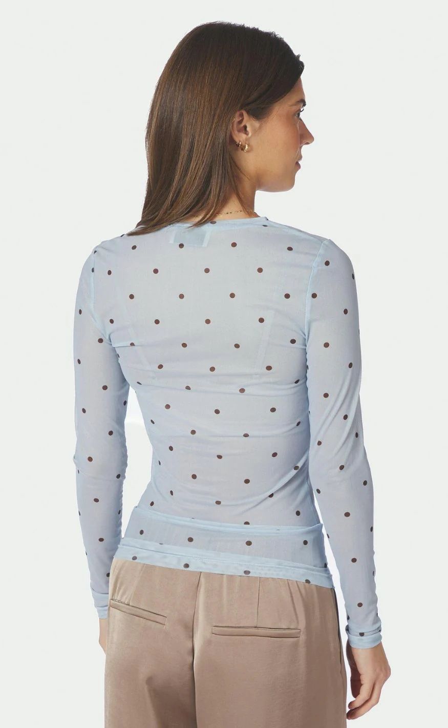 Neo Noir Bluse - Ella Space Dot - Light Blue - Image 4