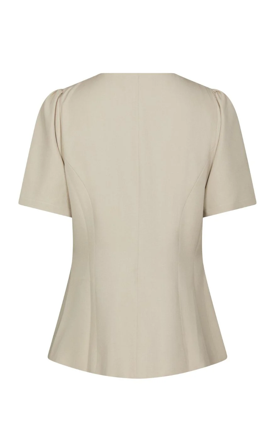 Neo Noir Bluse - Jules Structure - Creme - Image 4