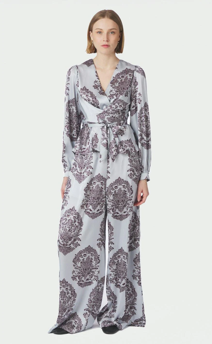 Neo Noir Bluse - Rista Deco Drop - Light Blue - Image 5