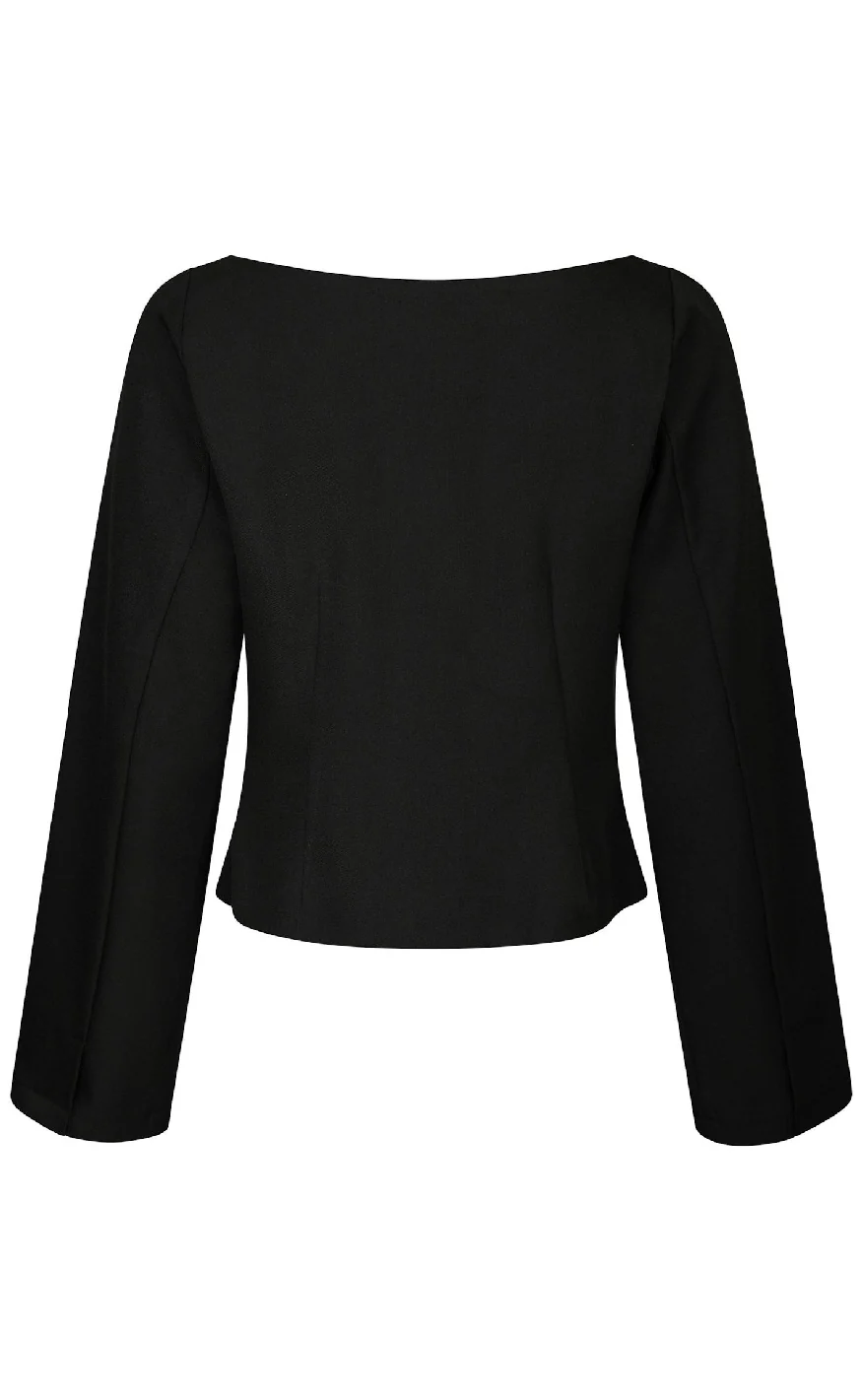 Neo Noir Bluse - Salsa Structure - Black - Image 3