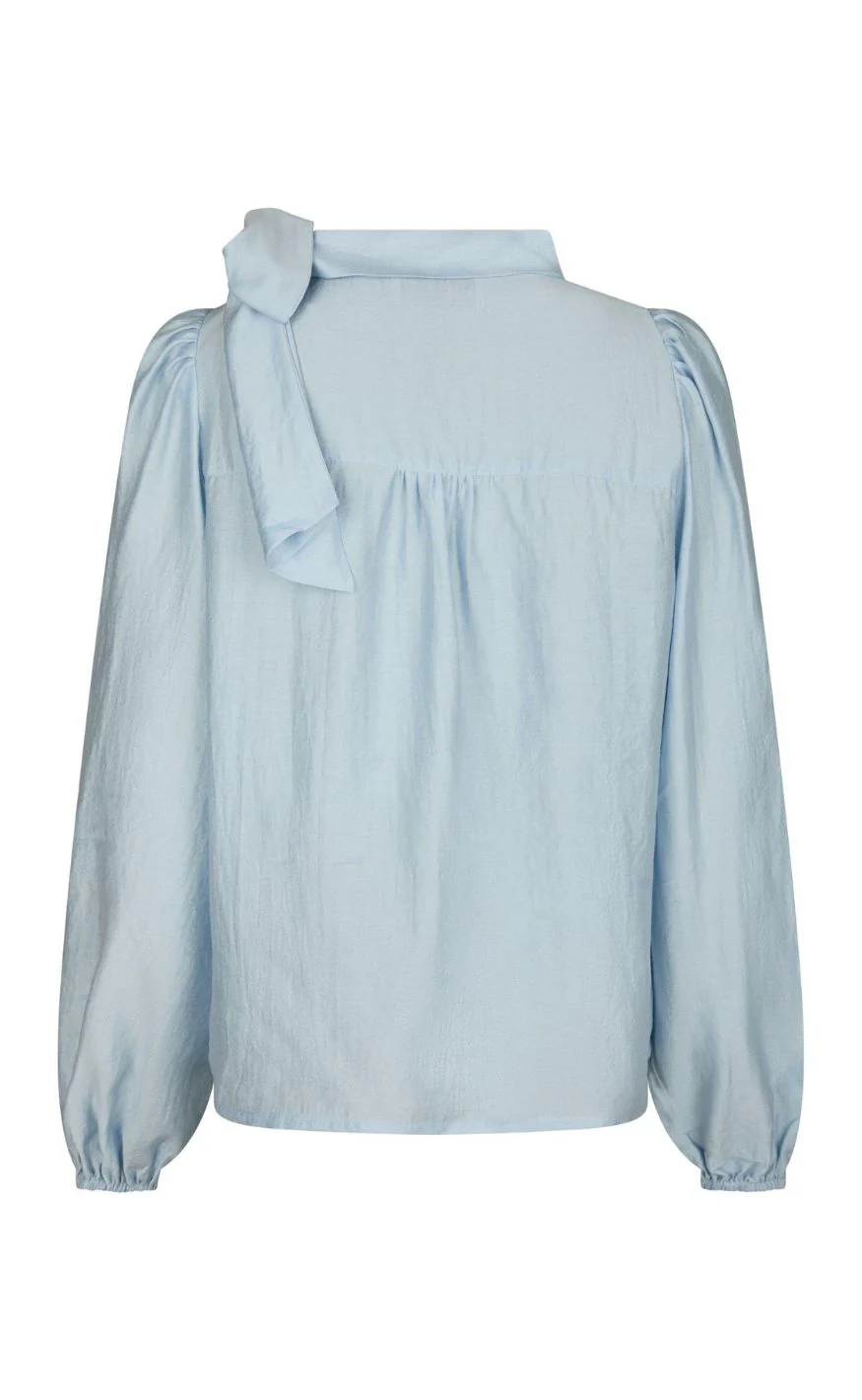 Neo Noir Bluse - Selene Crisp - Light Blue - Image 5