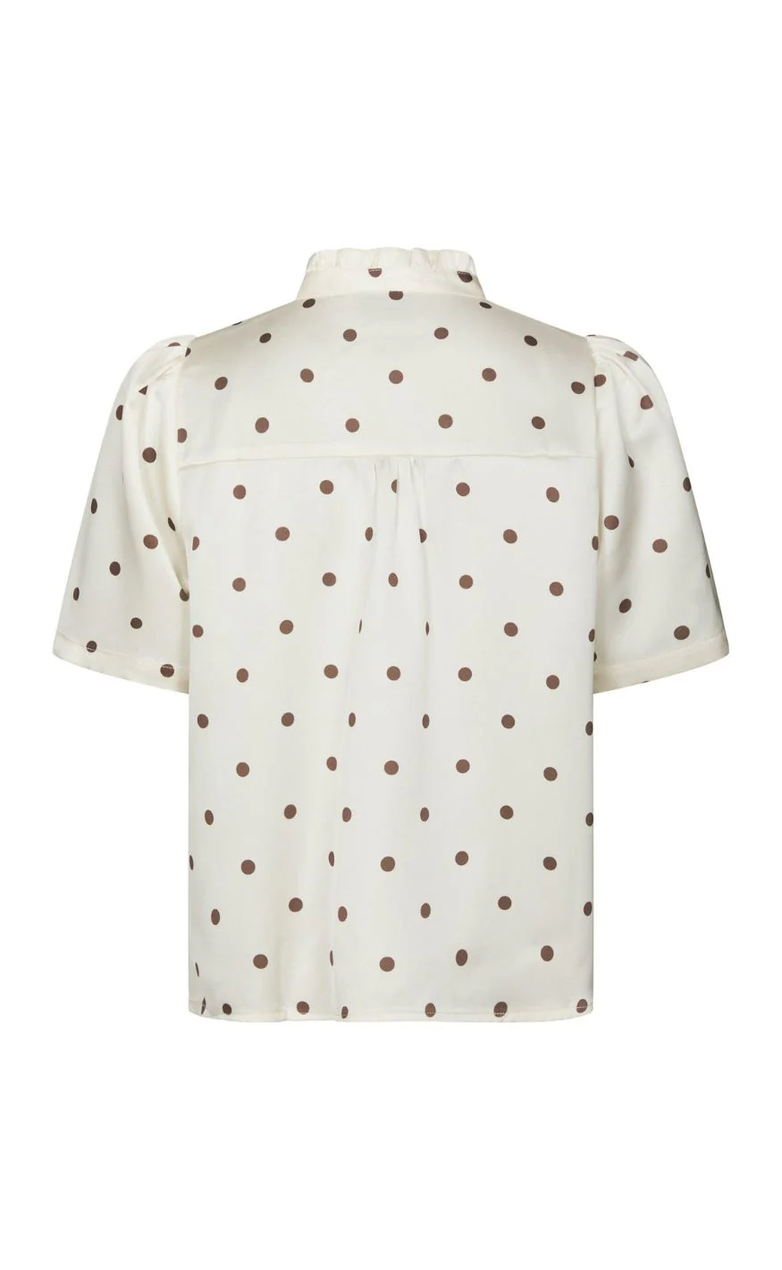 Neo Noir Bluse - Torana Dotted - Creme - Image 4