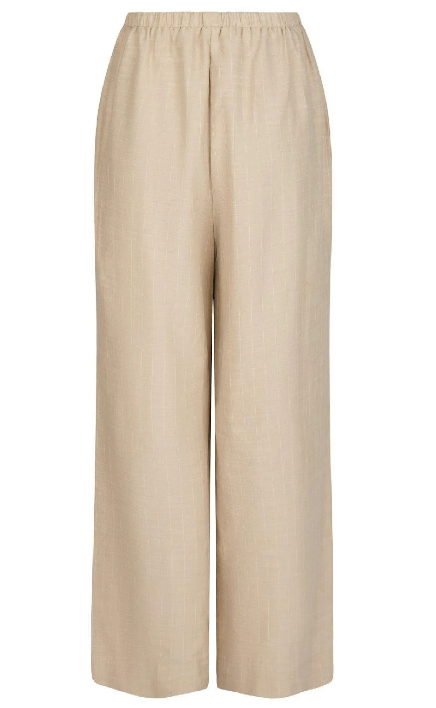 Neo Noir Bukser - Heifa Stripe - Sand - Image 3