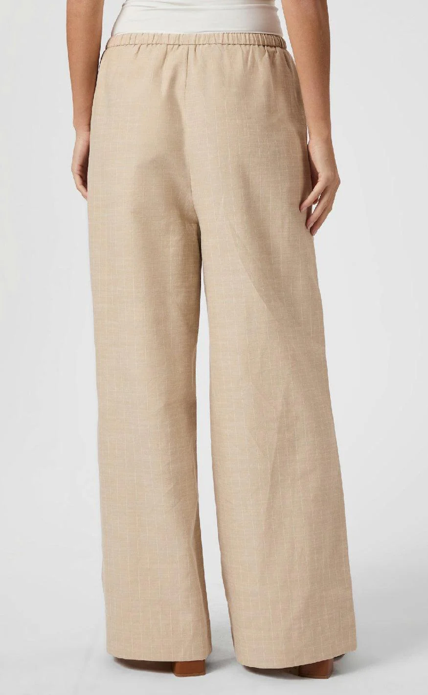 Neo Noir Bukser - Heifa Stripe - Sand - Image 5