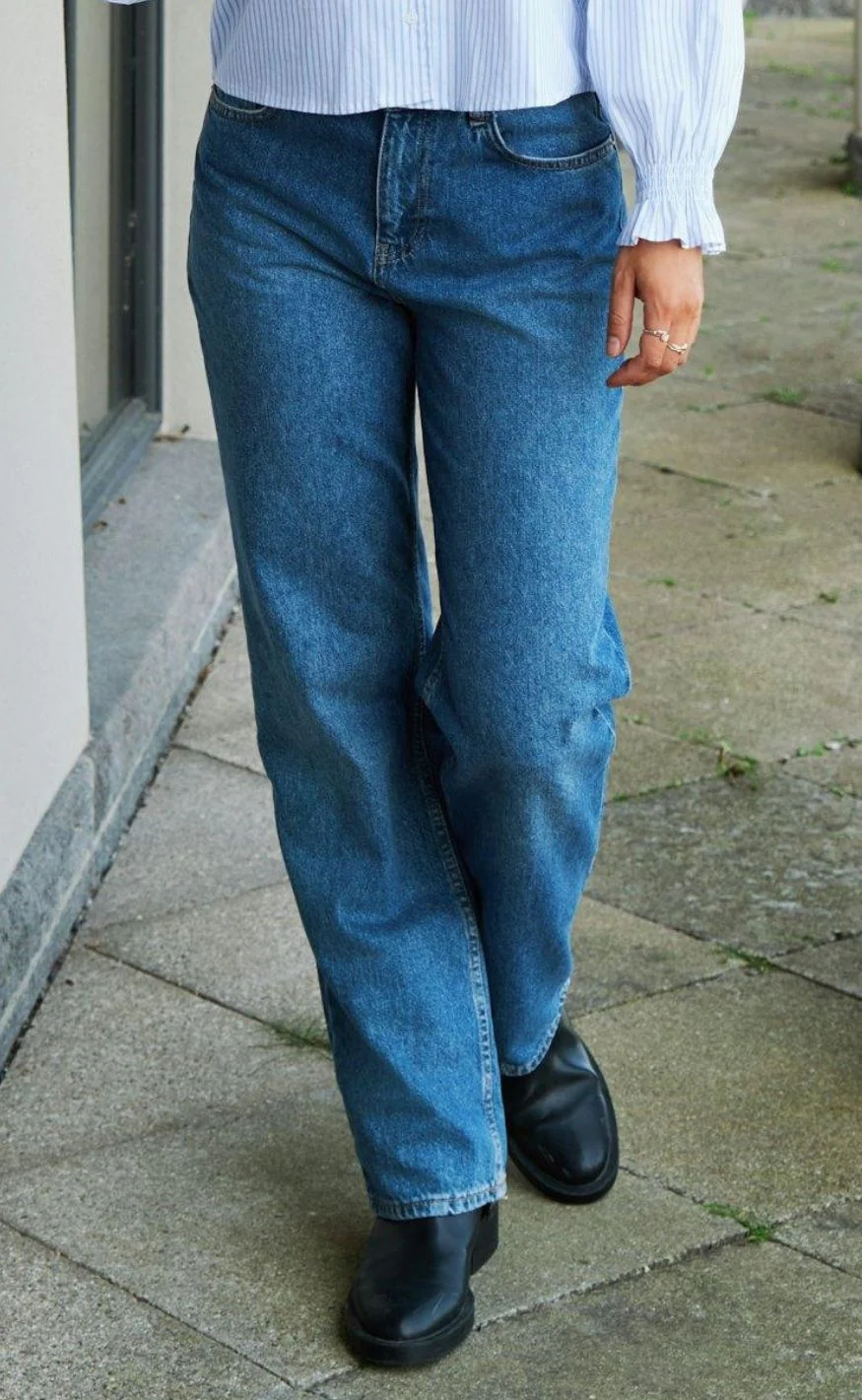 Neo Noir Bukser - Simona D - Stonewash - Image 3
