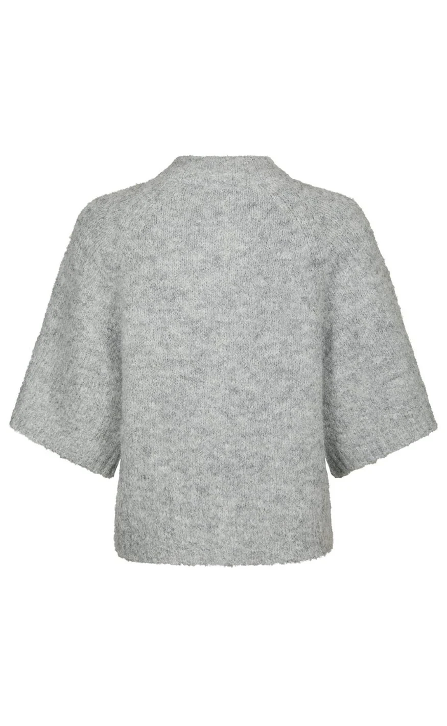 Neo Noir Cardigan - Benuta - Grey Melange - Image 3