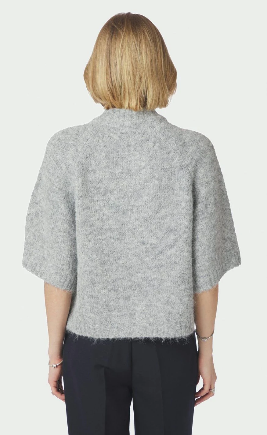 Neo Noir Cardigan - Benuta - Grey Melange - Image 4