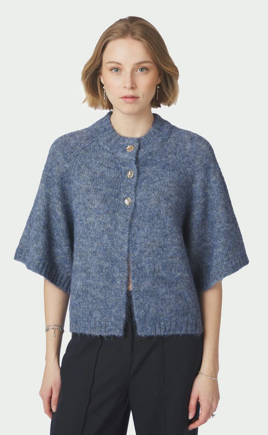 Neo Noir Cardigan - Benuta - Smoke Blue - Image 2