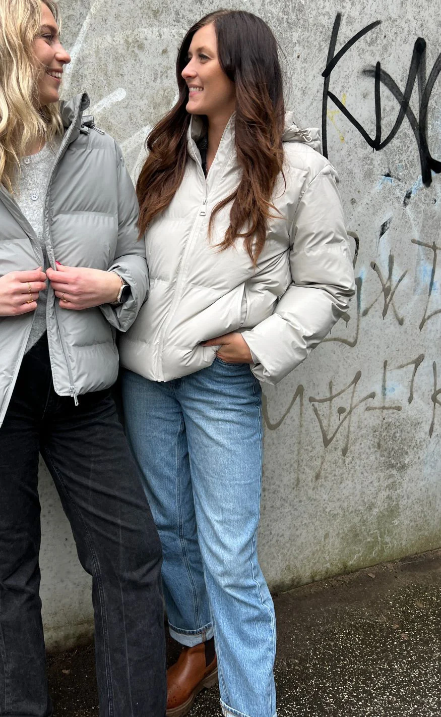 Neo Noir Jakke - Fox Puffer - Ivory - Image 7