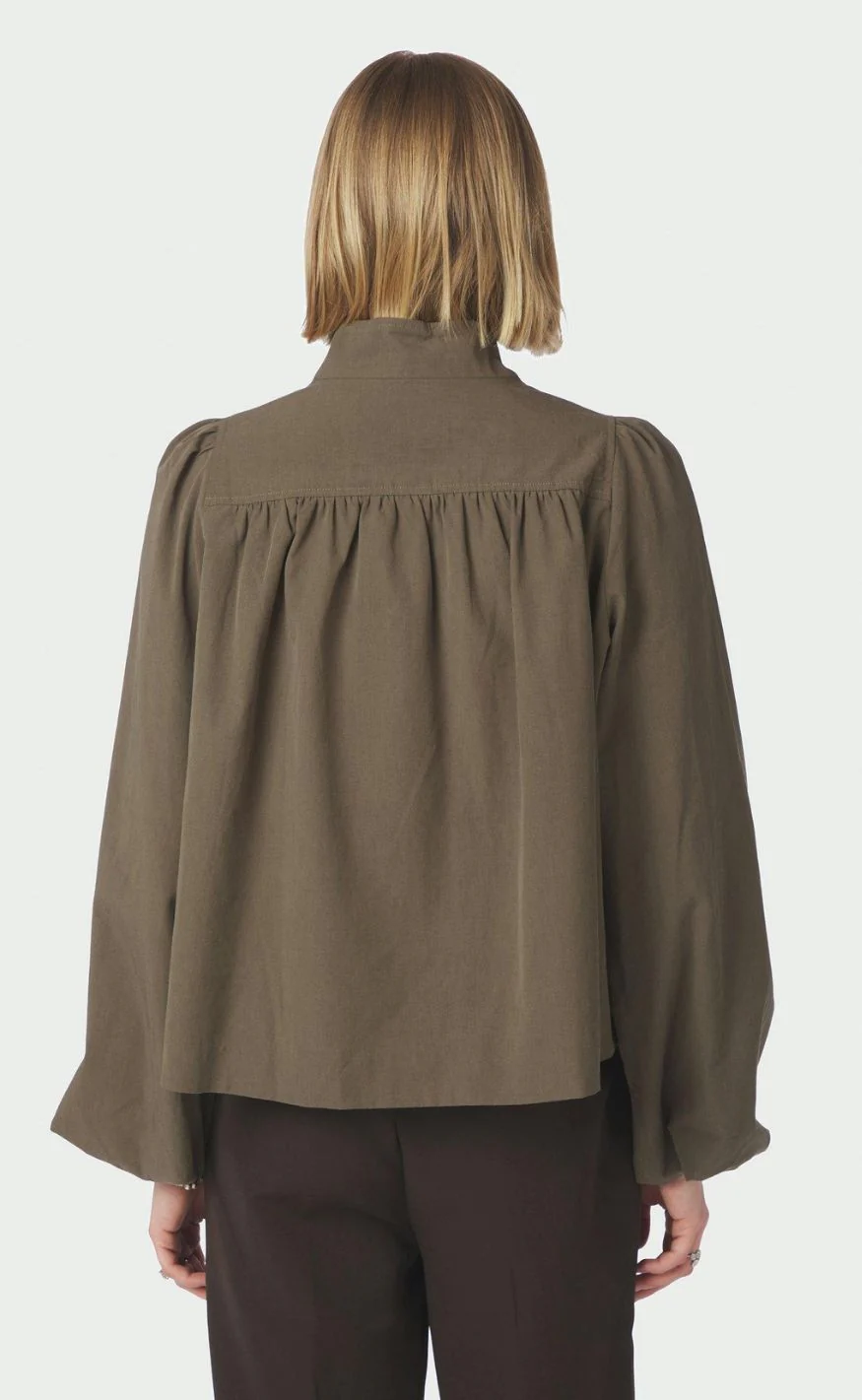 Neo Noir Jakke - Tirsa Twill - Army - Image 4