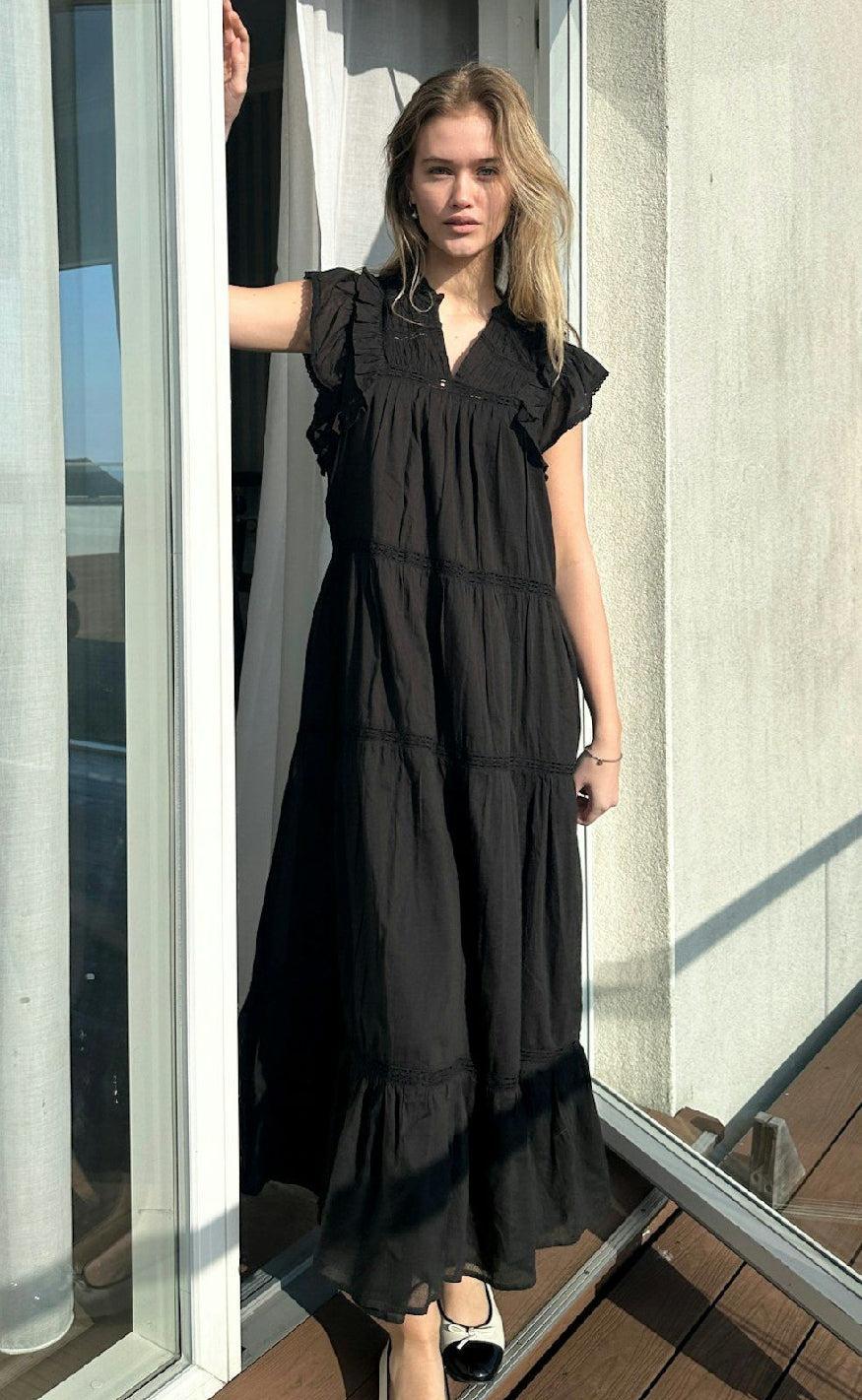 Neo Noir Kjole - Ankita S Voile - Black - Image 2