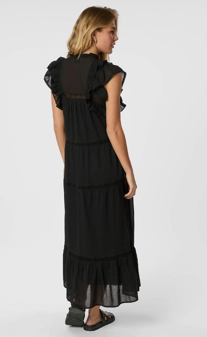 Neo Noir Kjole - Ankita S Voile - Black - Image 5