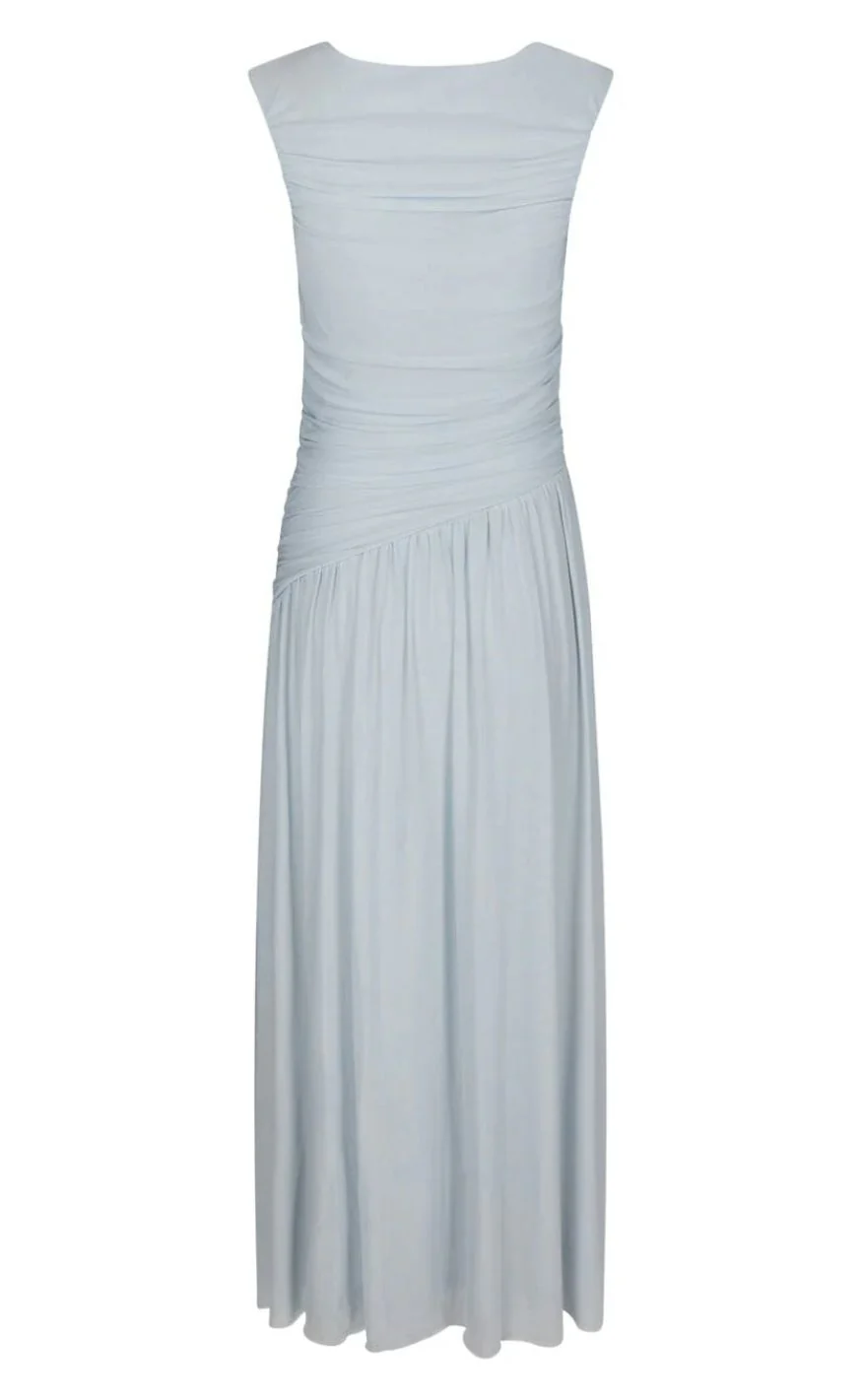 Neo Noir Kjole - Cludine Mesh - Light Blue - Image 3